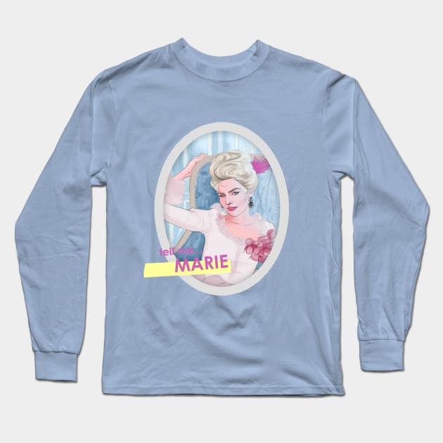 Marie Long Sleeve T-Shirt by @akaluciarts